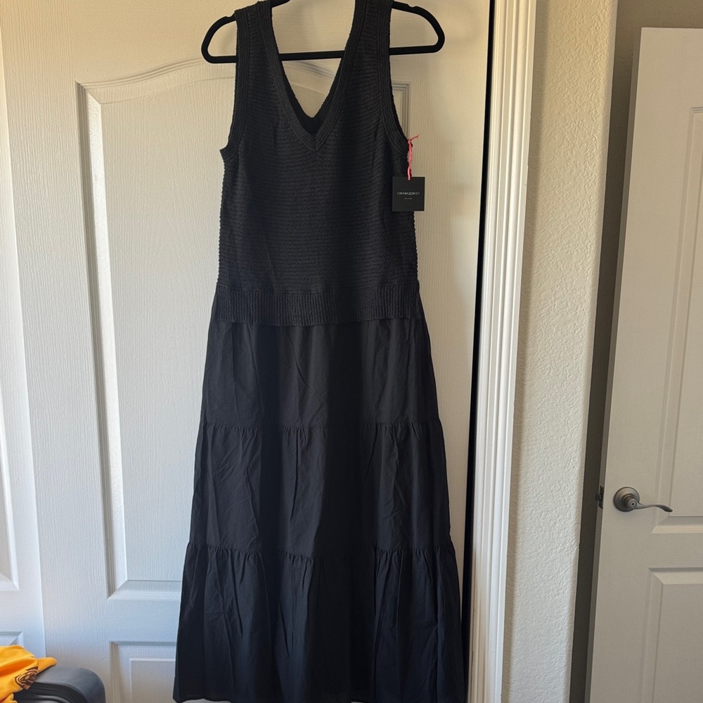Cynthia Rowley Black Sleeveless Maxi Dress